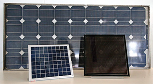 不同电能转换效率的太阳能光伏组件可与建筑物相结合，不会占用额外土地空间。