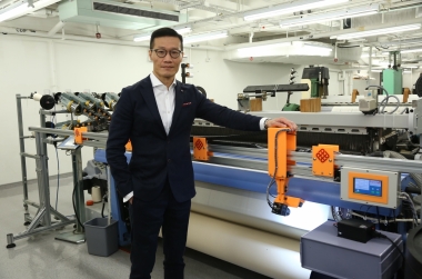 Professor Calvin Wong Kai-keung with WiseEye