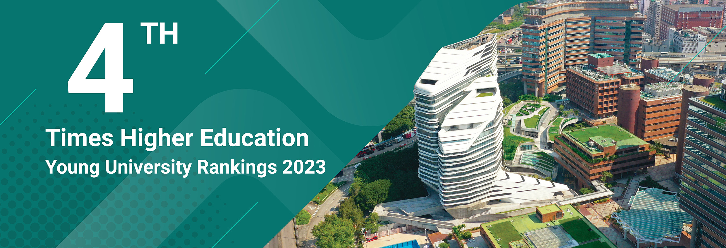 PolyU rises to 4th place in the THE Young University Rankings 2023