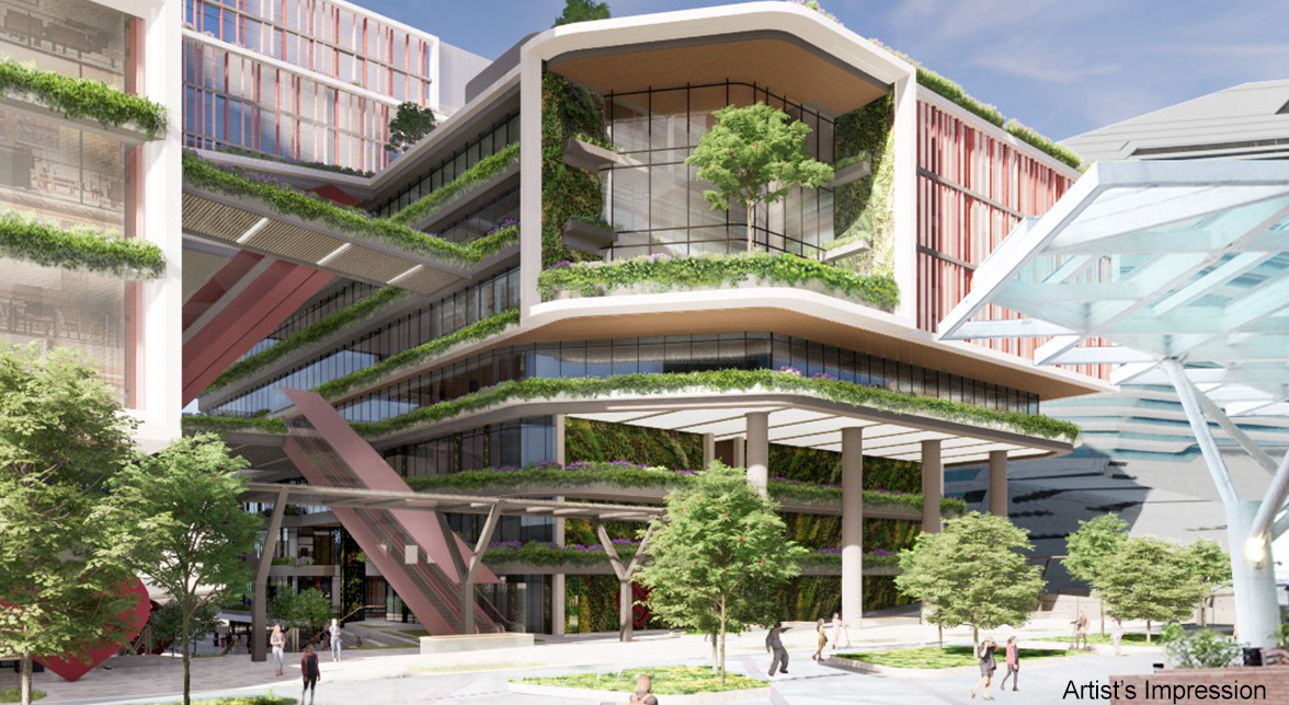 Entrance from Student Boulevard