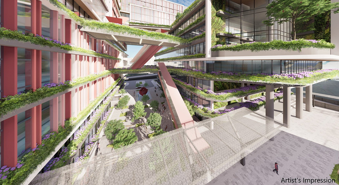 Entrance from Student Boulevard