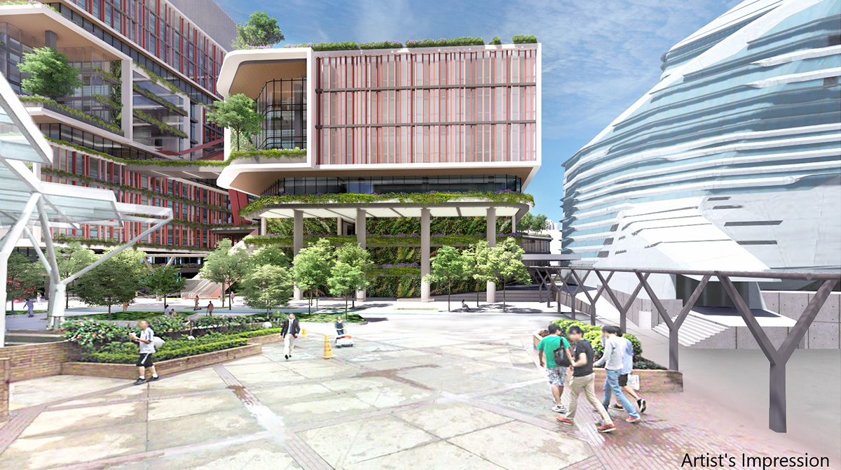 Entrance from Student Boulevard