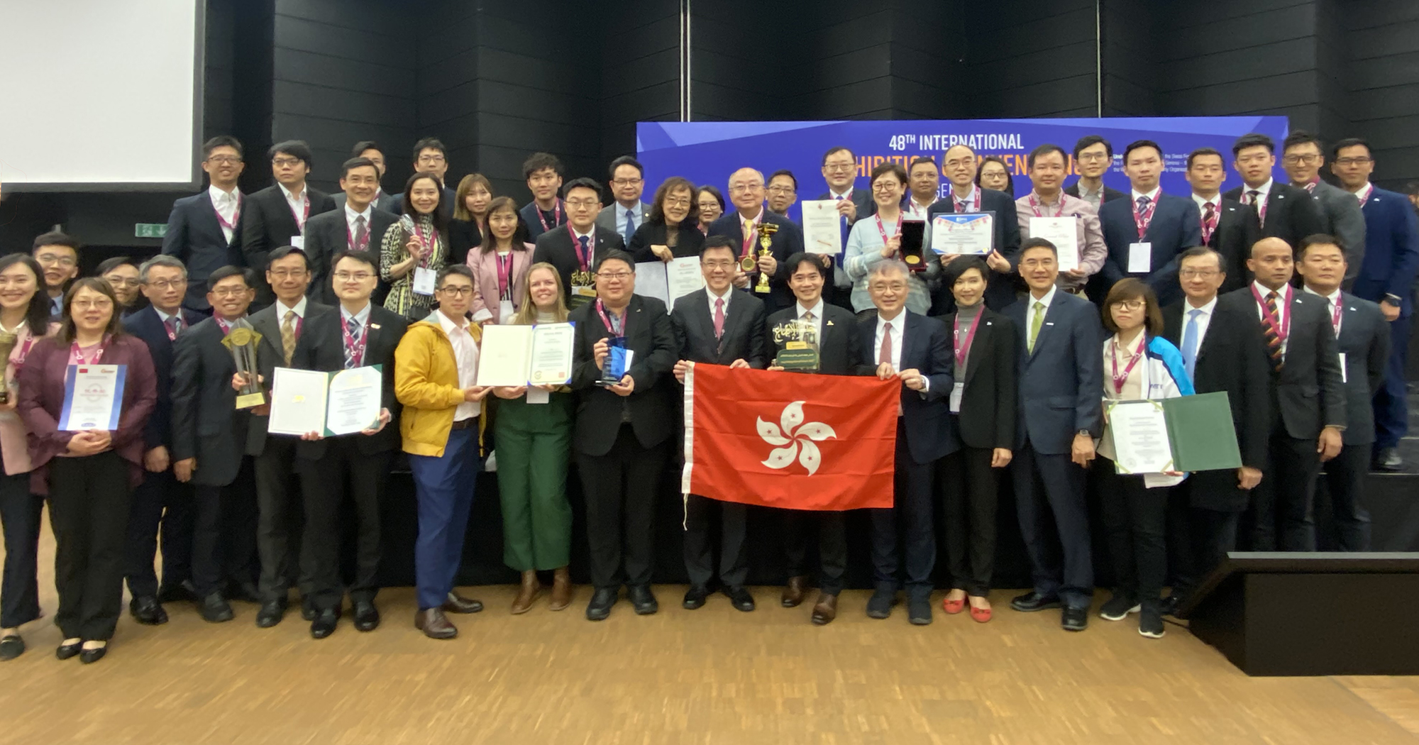PolyU’s innovations garnered 31 prizes at the 48th Geneva Inventions Expo, alongside the achievements of other Hong Kong delegations, cementing Hong Kong’s reputation as a key innovation and technology hub.