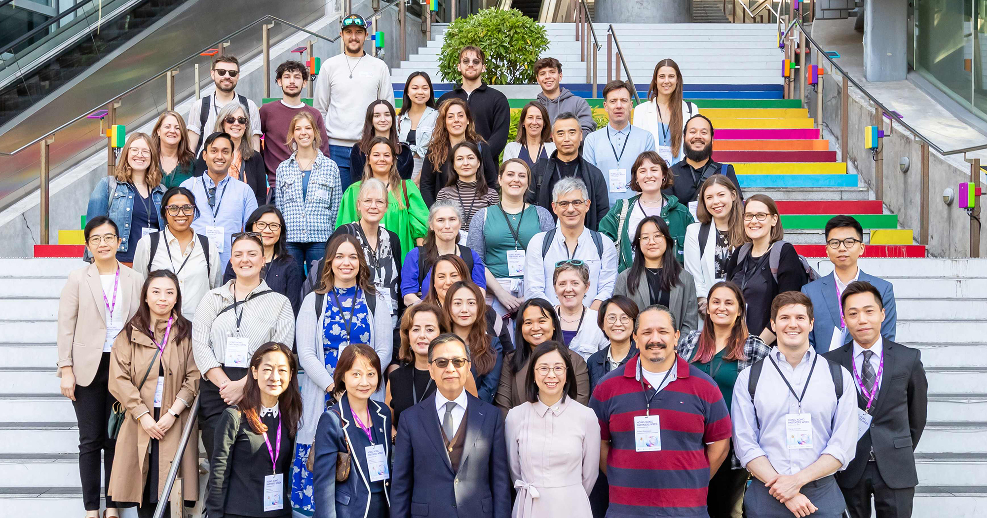 The participants visit CUHK.