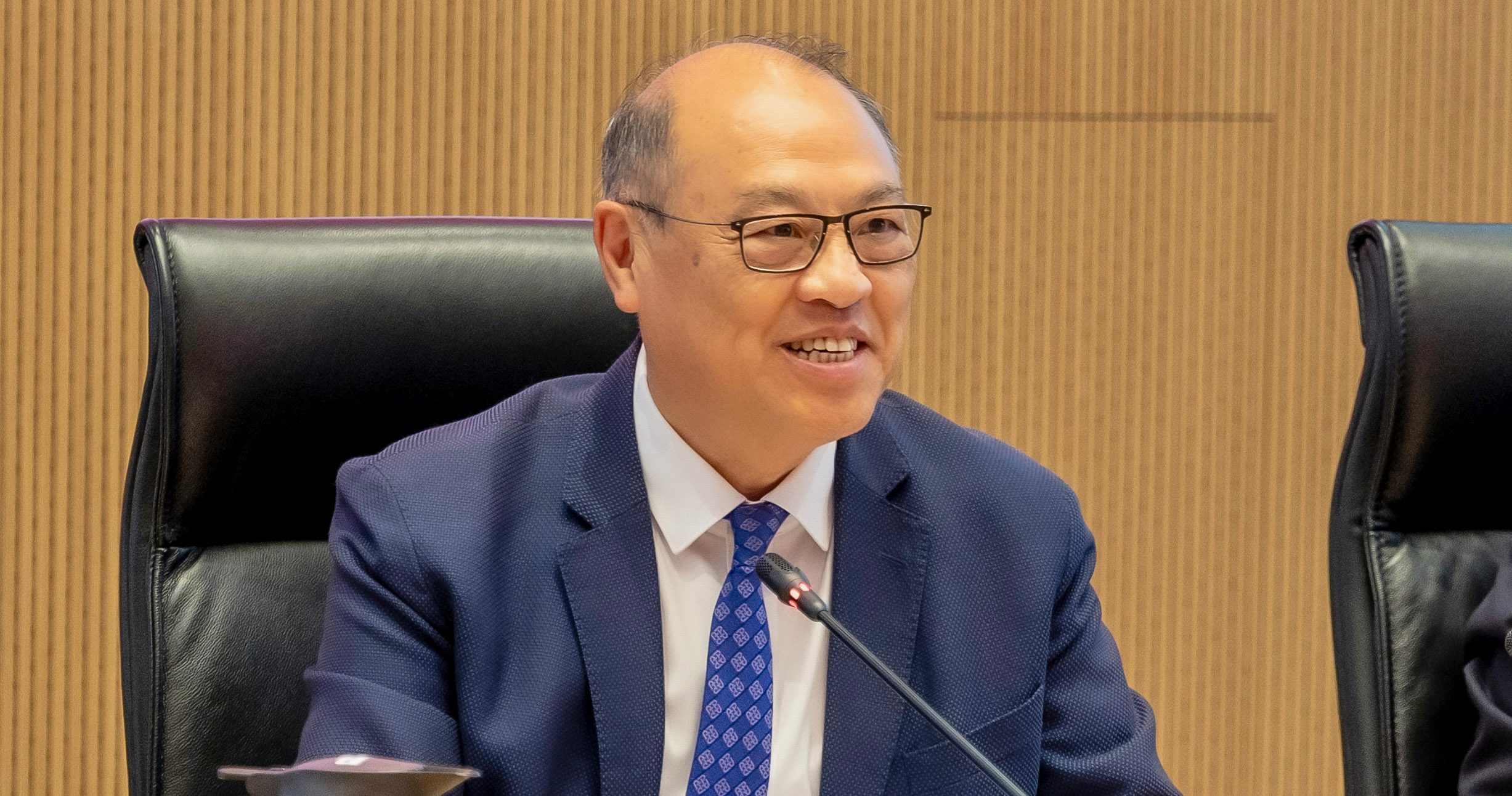 林大辉博士表示，国家「十五五」规划明确提出加快建设体育强国，香港高校与地方政府、民族企业应共同承担时代使命，携手创建国家体育文化、体育产业和世界一流的民族品牌。