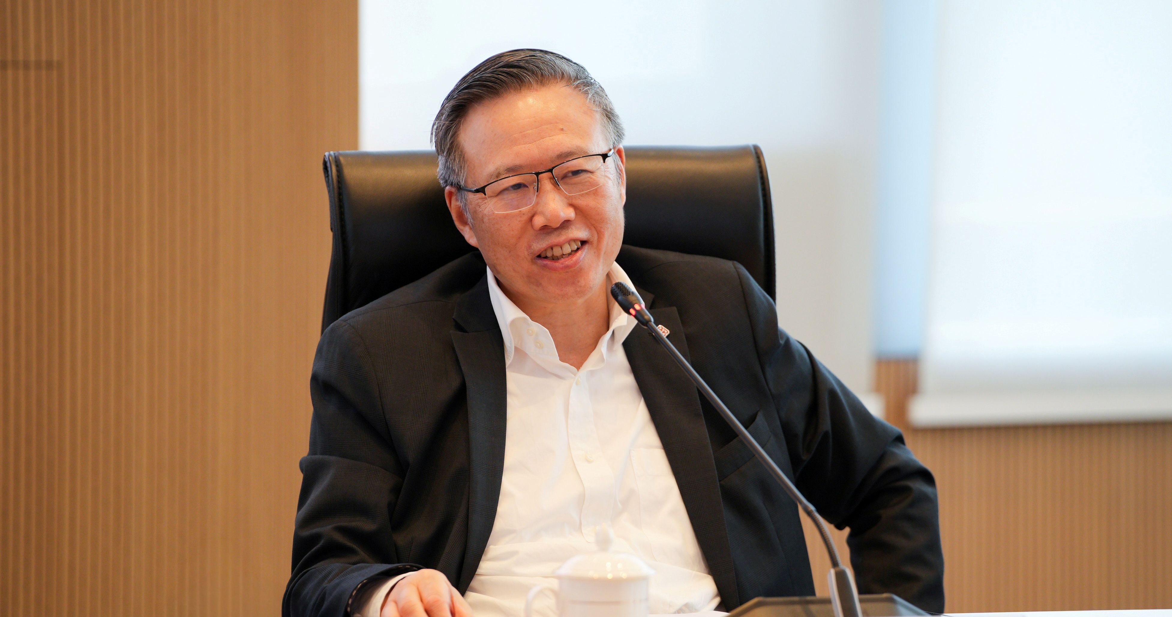 滕錦光教授期待與義烏市在人才培育、產學協同、創意設計、社會服務等領域開展深度合作。