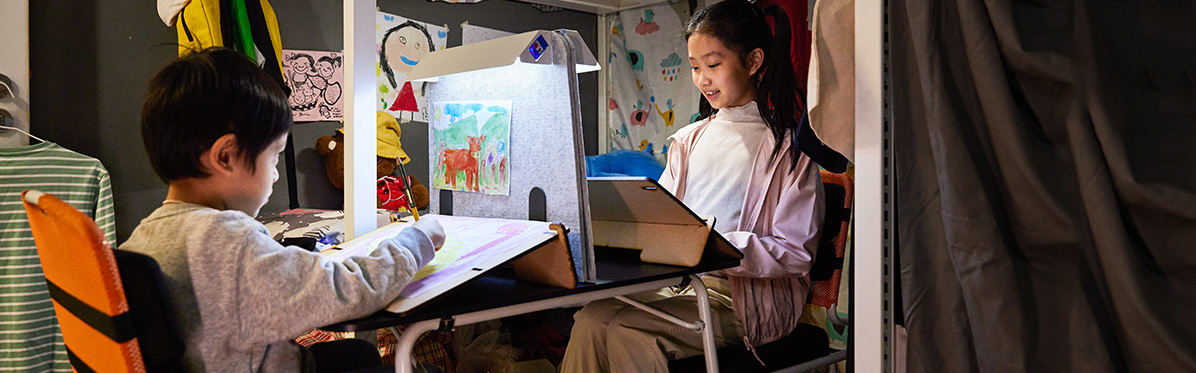 PolyU designs ergonomic furniture to help kids in sub-divided flats