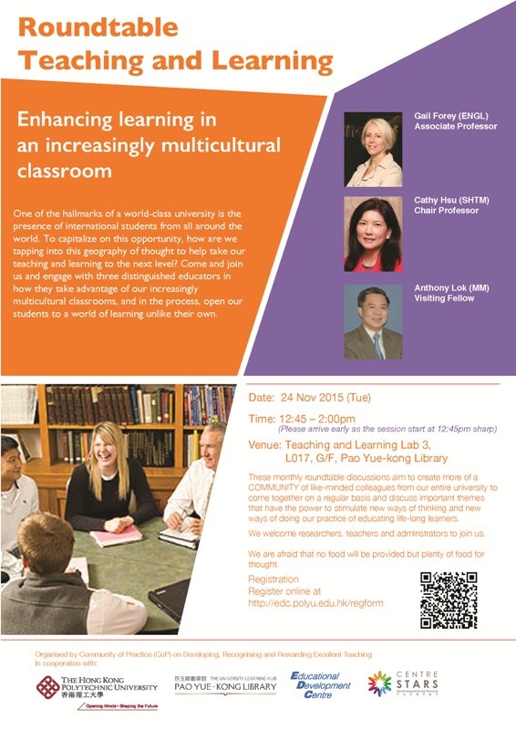 Roundtable Teaching and Learning:Enhancing Learning in an Increasingly Multicultural Classroom
