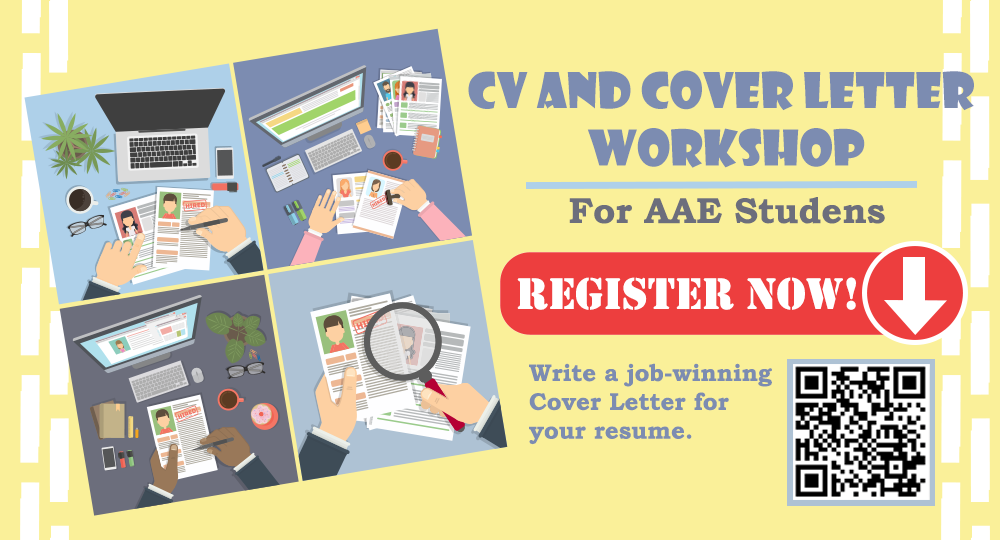 Poster - CV and cover letter workshop copy