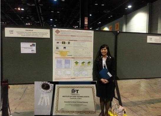 Three ABCT members bestowed in the IFT13 in Chicago | Department of ...
