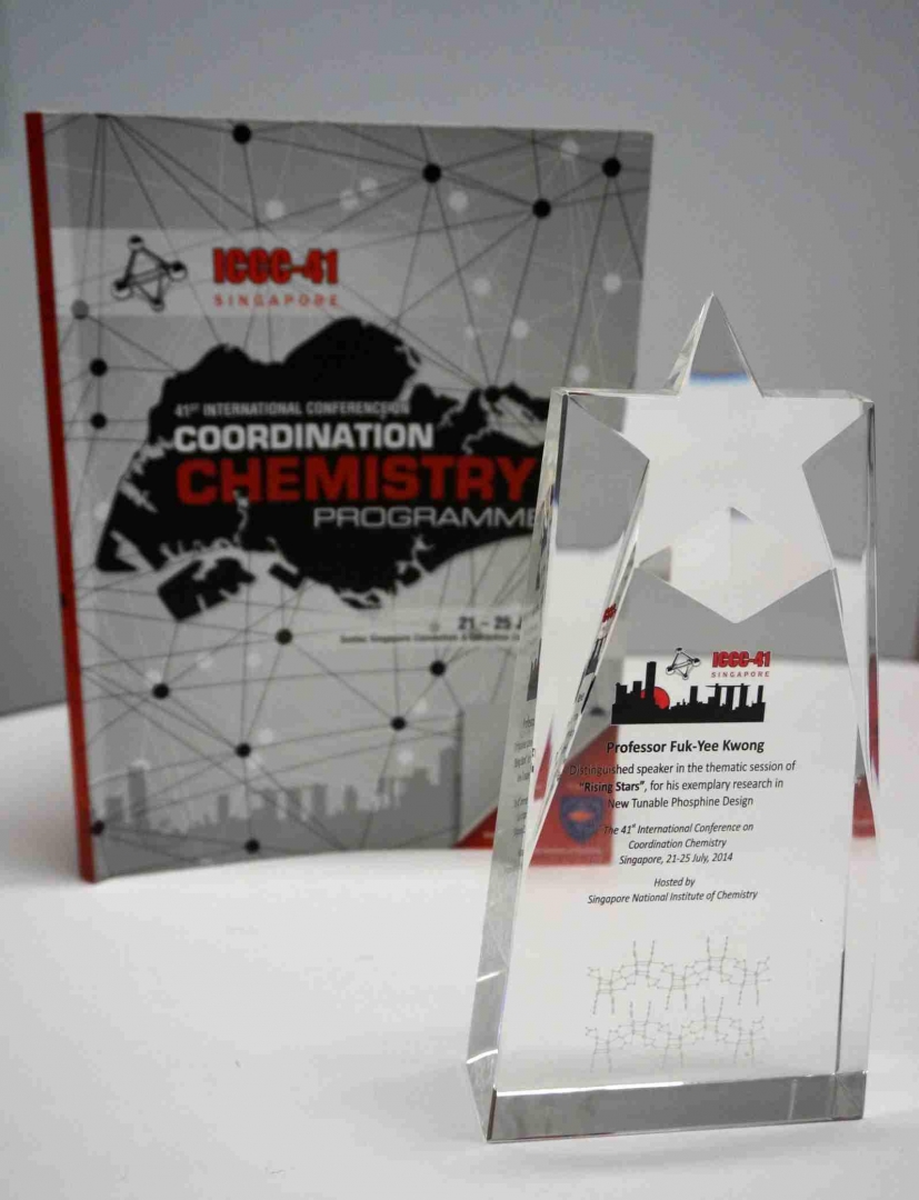 Prof Michael Kwong awarded the Rising Star at the 41st International Conference_2