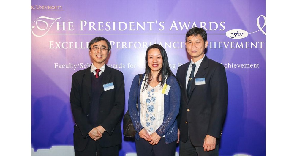 ABCT Teacher and Student honored in the PolyU Awards Presentation Ceremony 2014_3