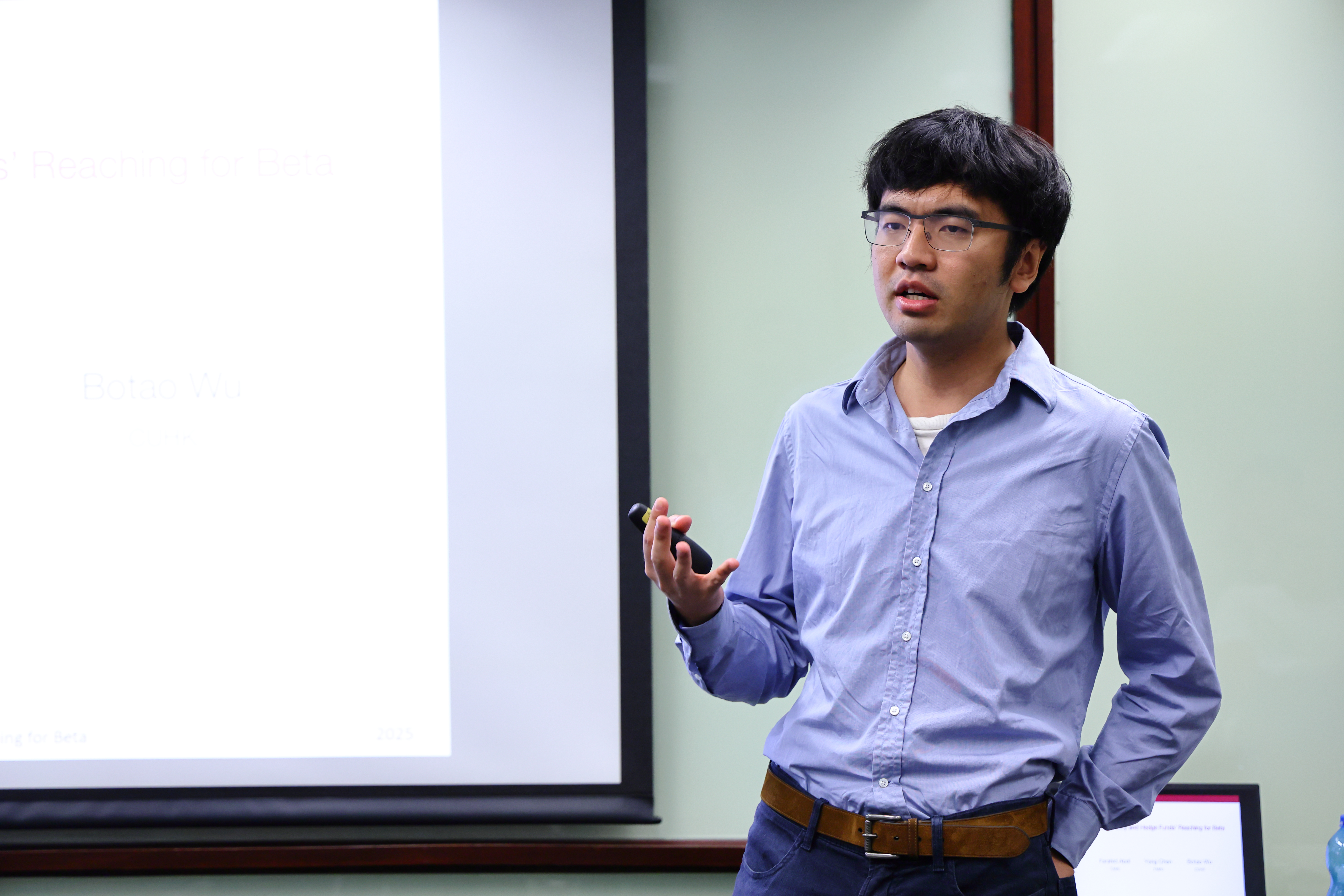 Brownbag Seminar by Prof. Botao Wu from The Chinese University of Hong ...