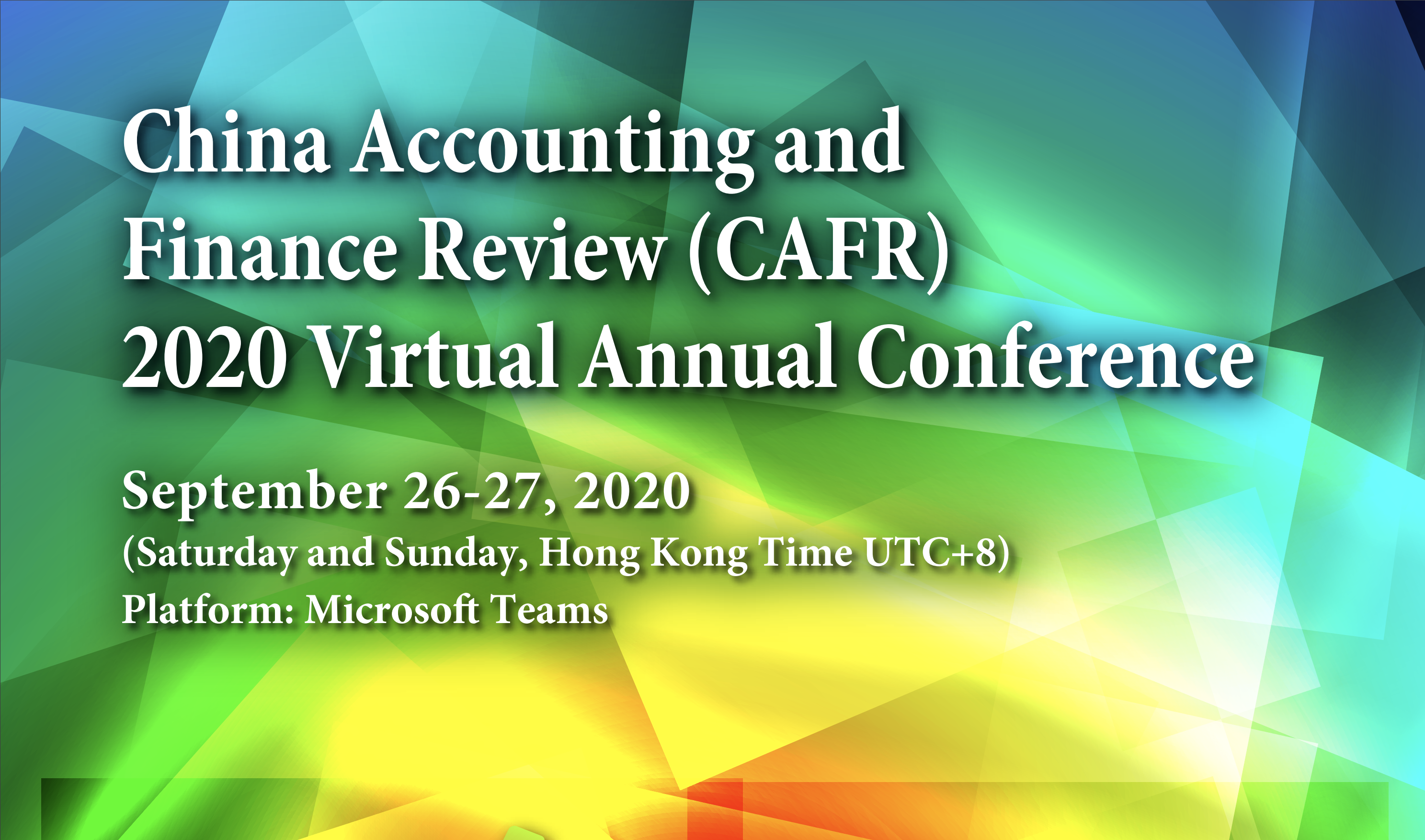 CAFR 2020 Virtual Annual Conference | School of Accounting and Finance