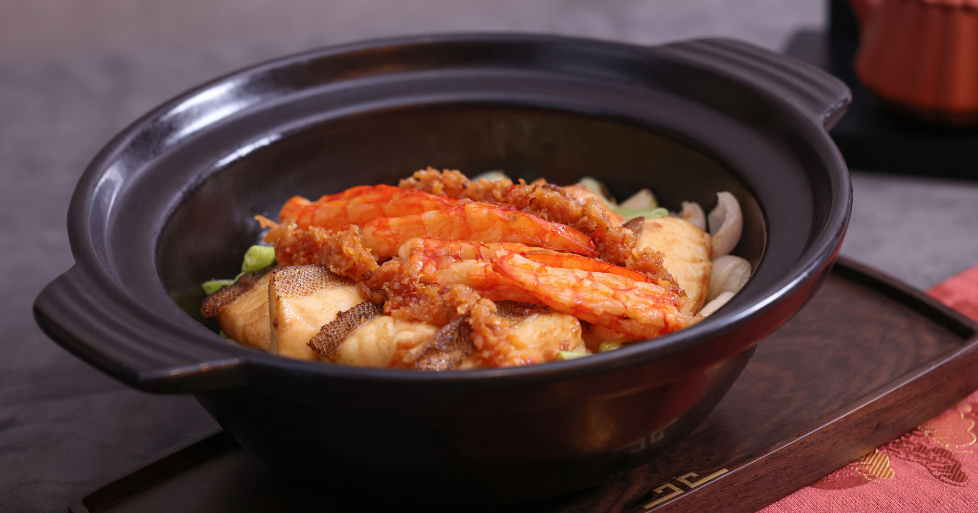 A_B Wok-baked Garoupa Fillet and Dried Tigher Prawn