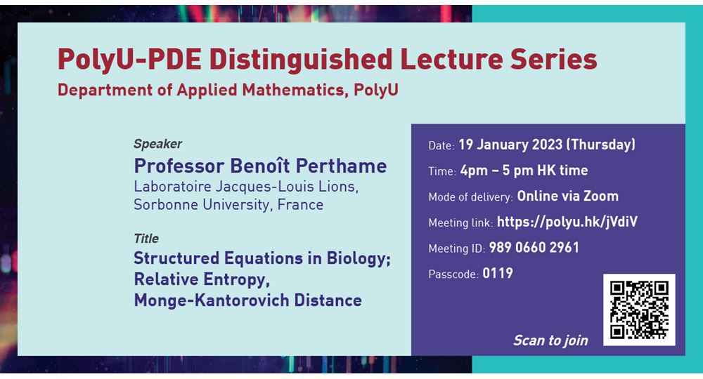 PolyU PDE DL series 2023_Prof Benoit Perthame-banner_event page