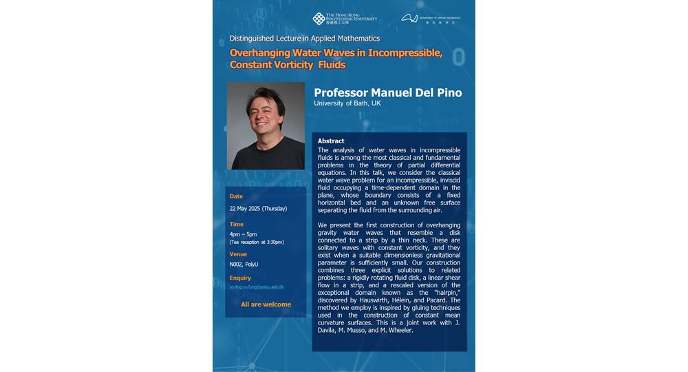 AMA DL in Applied MathProf Manuel Del Pino22 May 20252