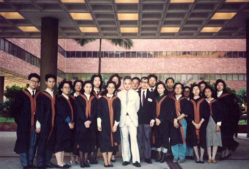 1988 HoD Prof Irving Tang and Dr Li KY the Principle Lecturer and 1988 graduates