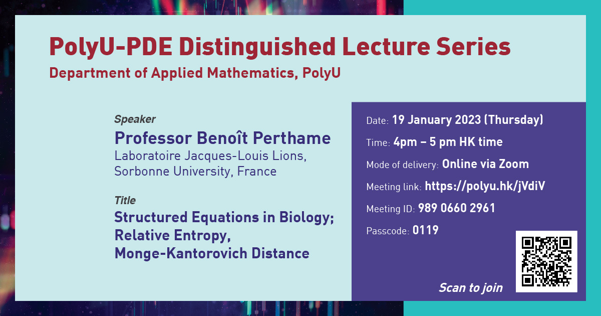 PolyU PDE DL series 2023_Prof Benoit Perthame-banner_event page