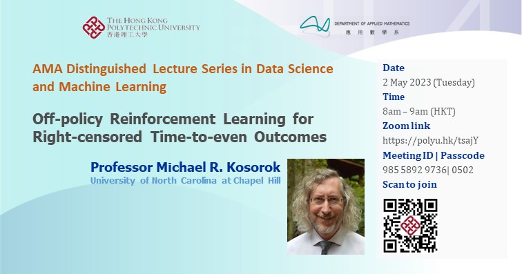 AMA DL Series in Data Science  Machine LearningProf Michael R Kosorok 2 May 2023webbanner1