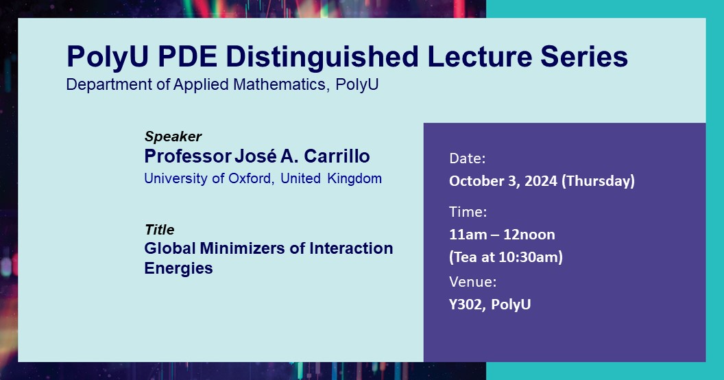 PolyU PDE DL series by Prof Jos A CarrilloOct 3 2024web banner
