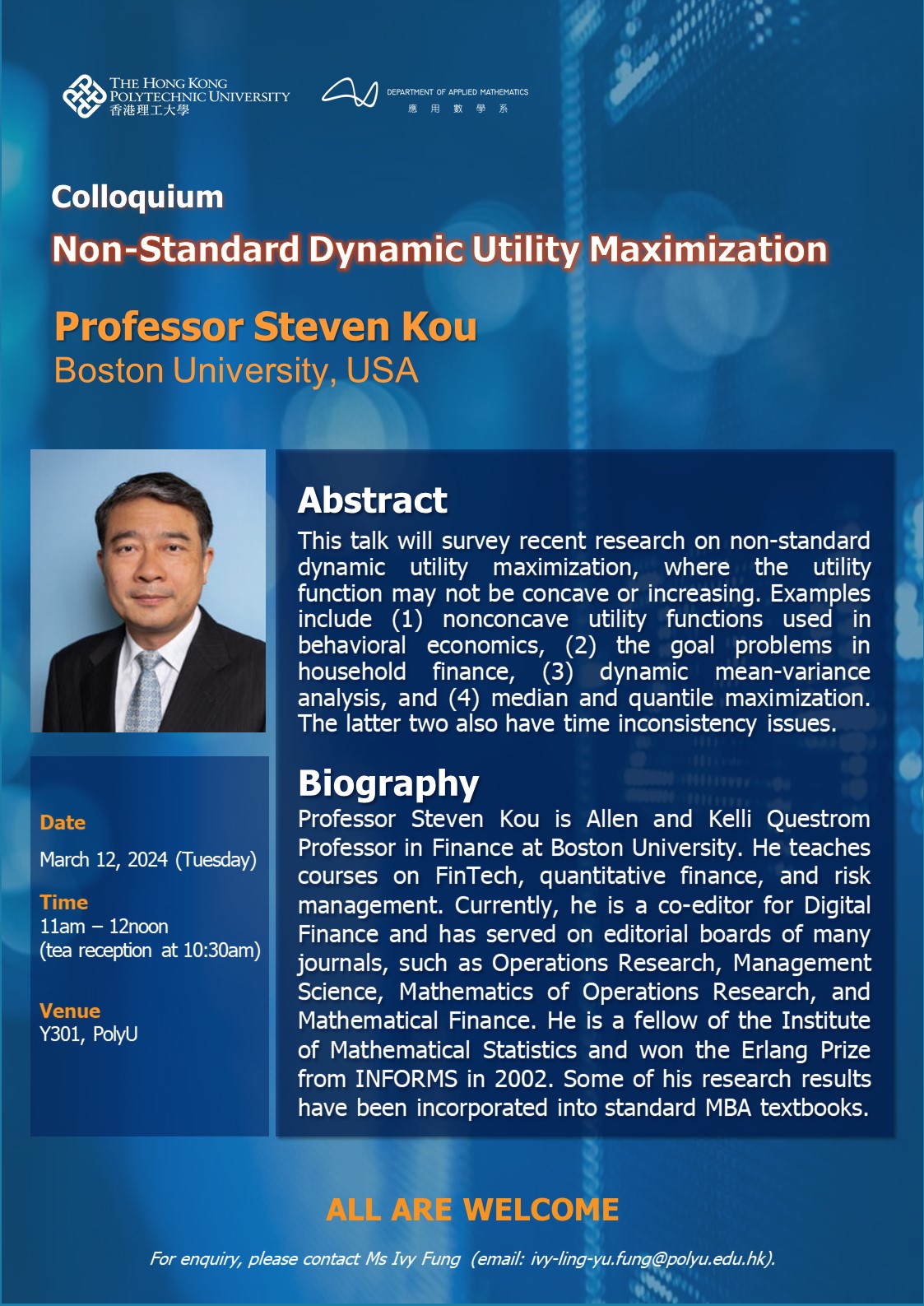 AMA Colloquium_Prof Steven Kou_March 12