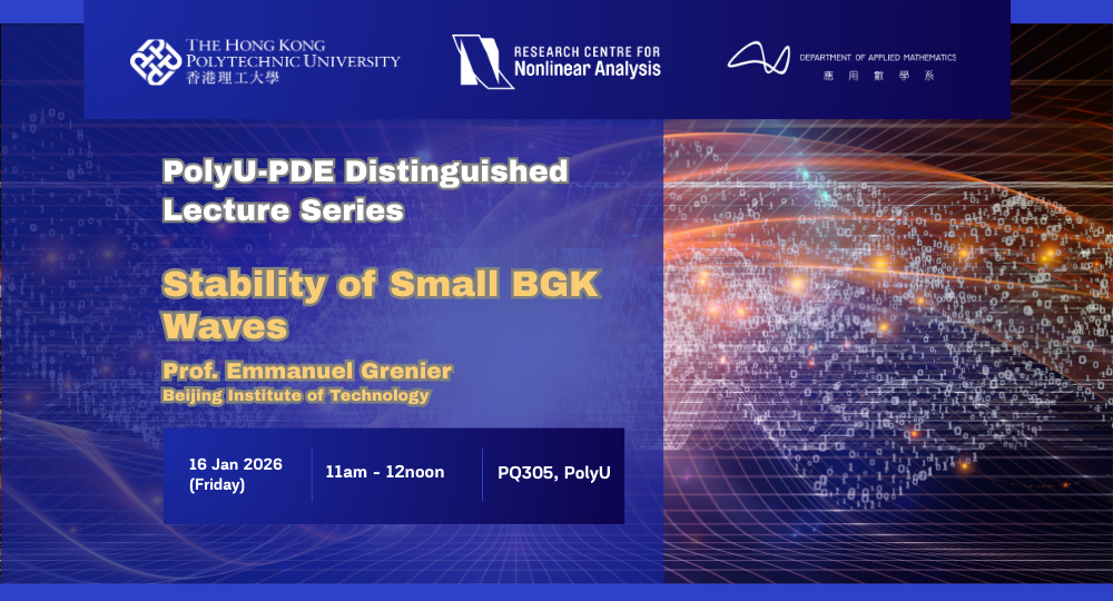 PDE DL by Prof Emmanuel Grenier13 Jan 2026webbanner