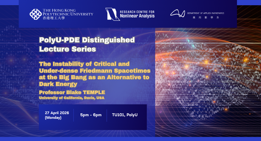 PDE DL by Prof Blake TEMPLE 27 April 2026web banner