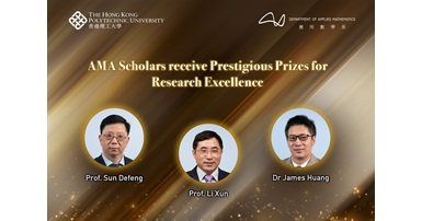 Prof Sun Li and Dr James Huang received pretigious prizesmaller banner