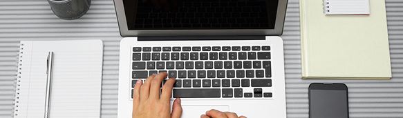 stationaries laptop and mobile