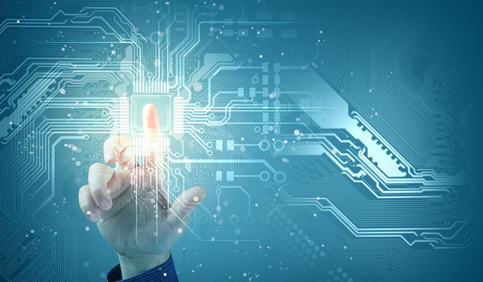 touch the virtual circuit board