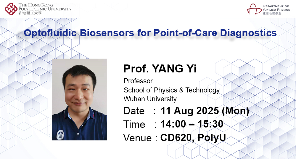 Poster for WebsiteProf Yi Yang11 Aug 2025