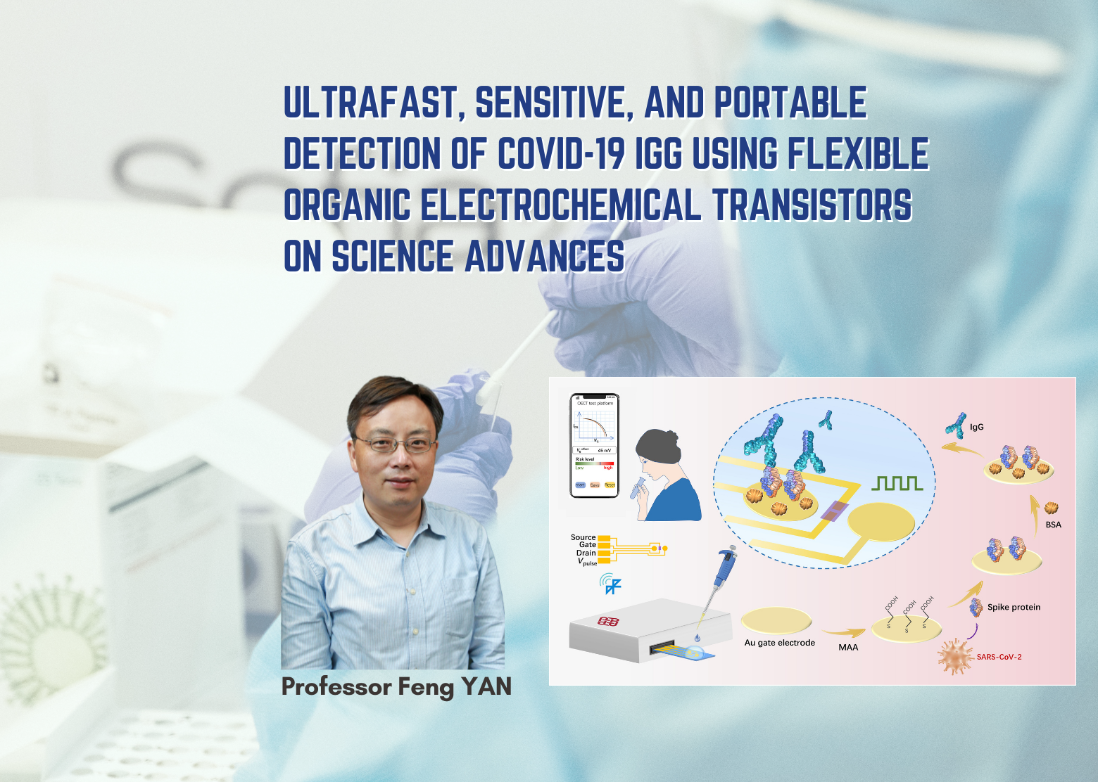COVID19 IgG portable detection on Science Advances