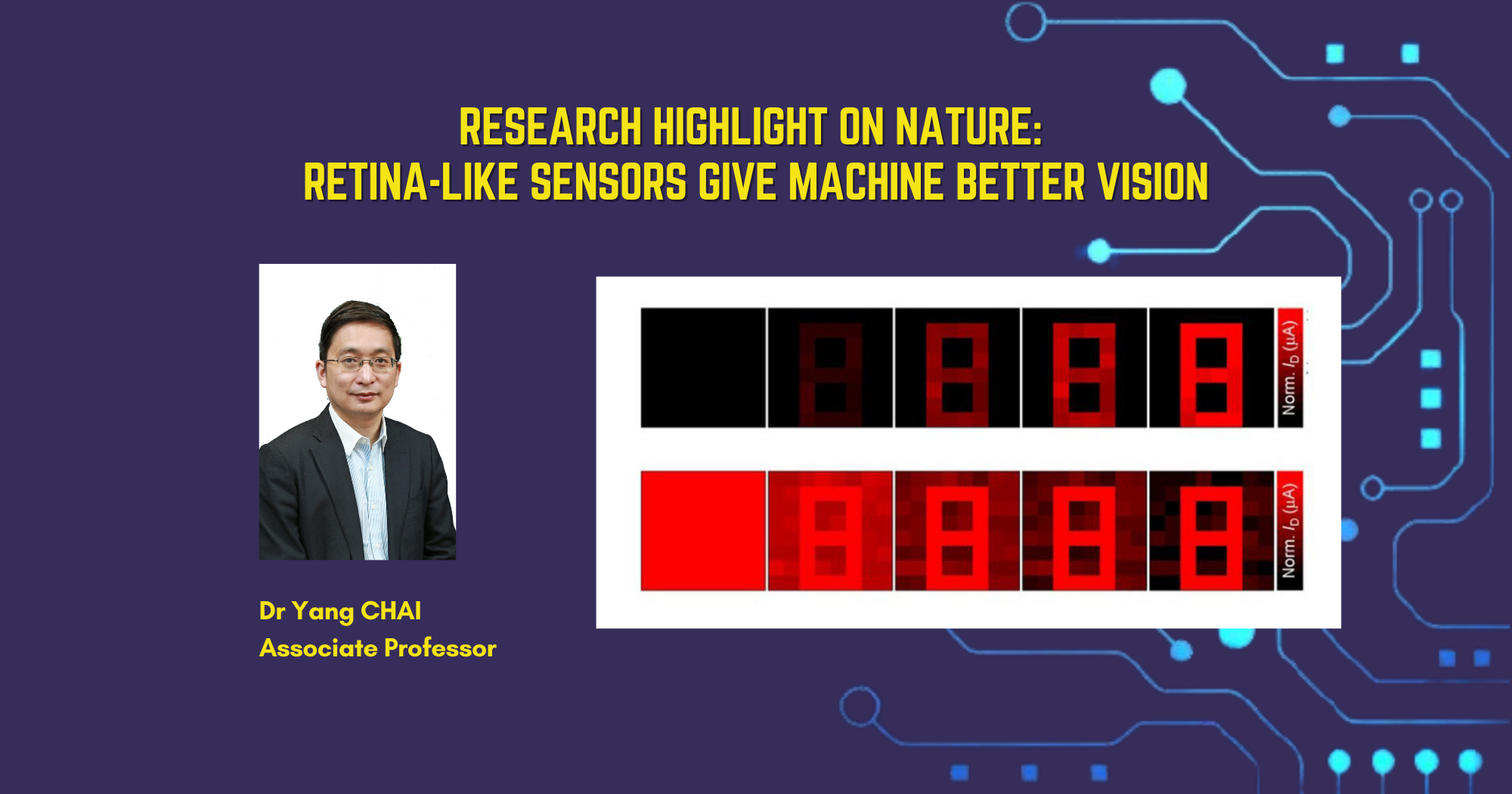 Retina-like sensors give machine better vision|PolyU AP