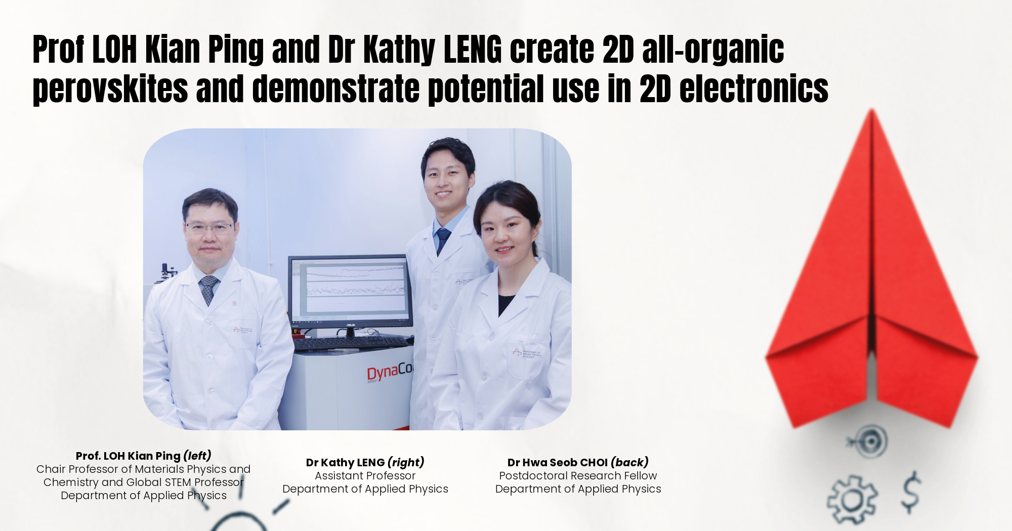 Loh and Kathy Leng - 2D all-organic perovskites