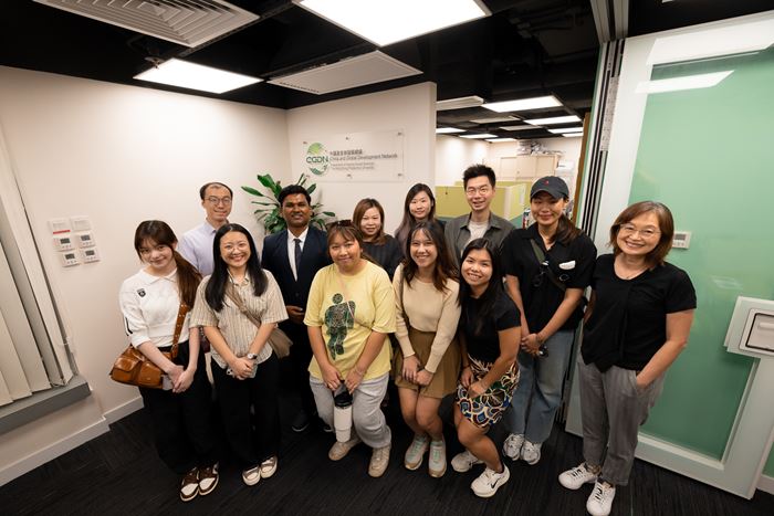 Group photo with delegations from Thammasat University captured at CGDN