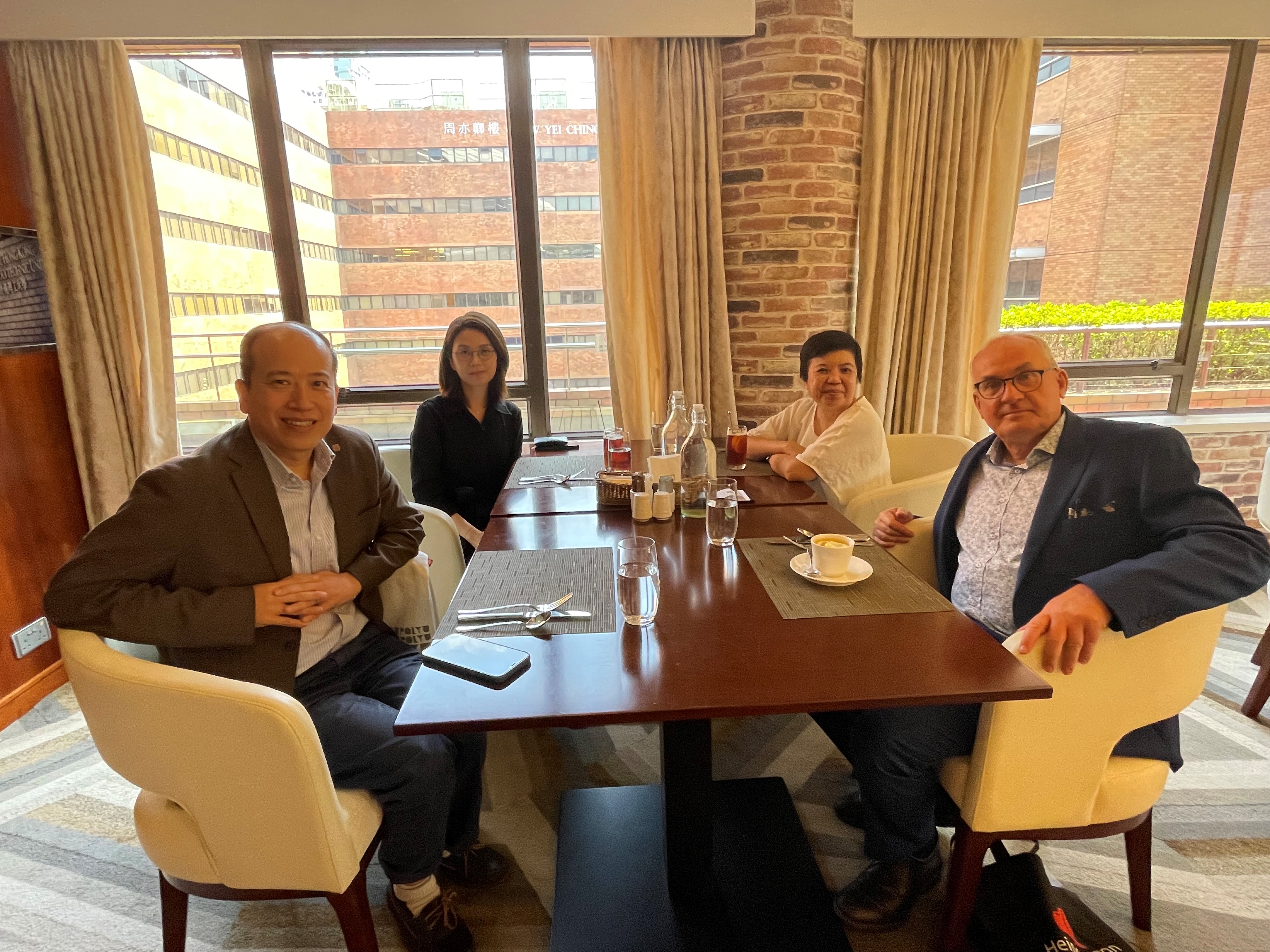 20241127 Visit by Professor Patrick OLeary