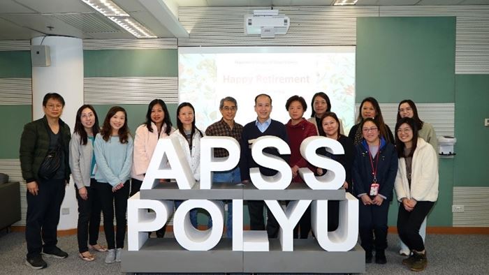 Staff retirement gathering