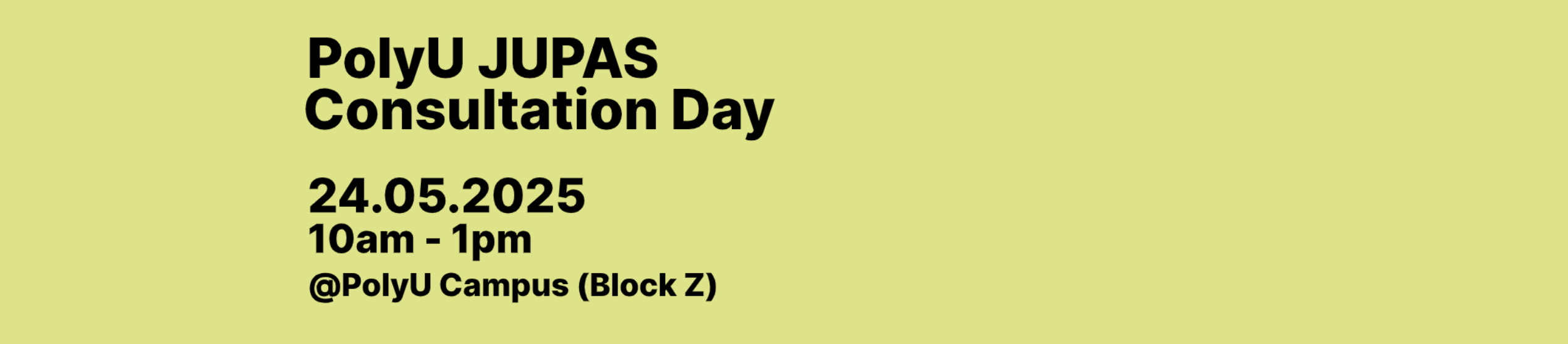 20250524 JUPAS Consultation Day 2025 banner