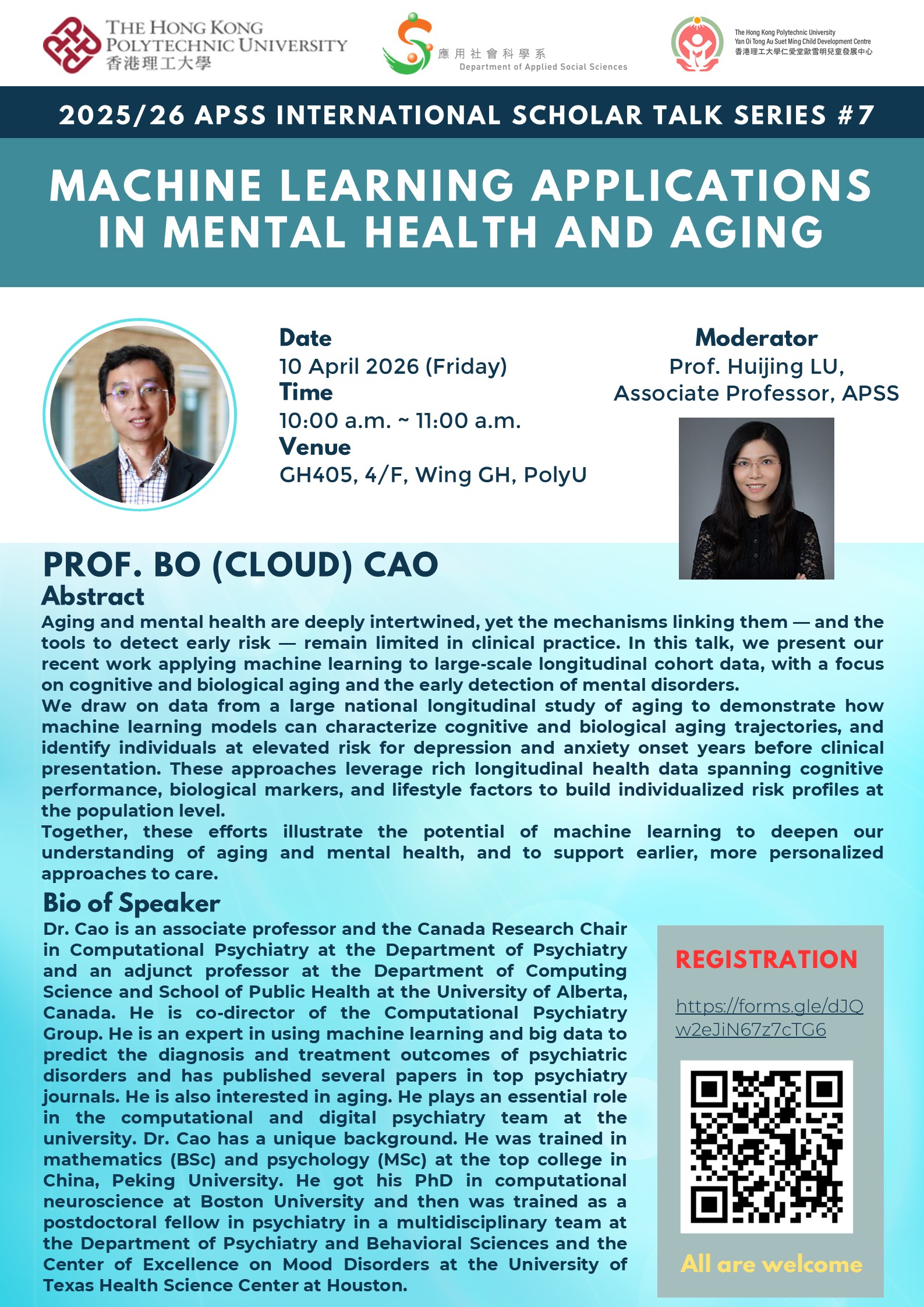 26 APSS INTERNATIONAL SCHOLAR TALK SERIES 7