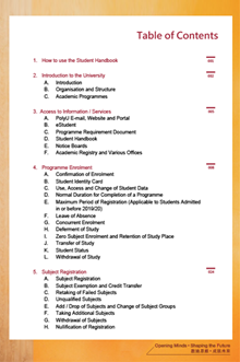  PolyU-Student-Handbook-2021-22  (Table of Content)