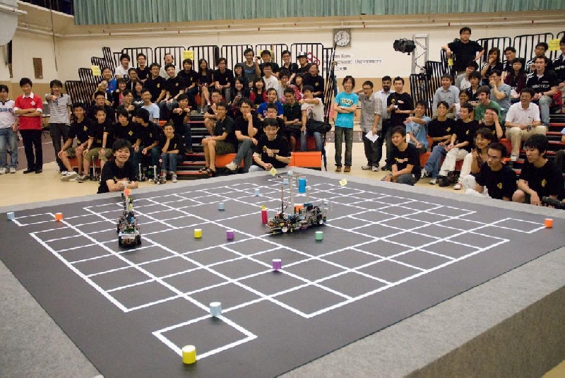 PolyU students' creativity unleashed in robotic competition
