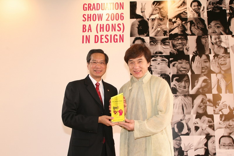 Honorary Professor Jackie Chan kicks off School of Design's Graduation Show