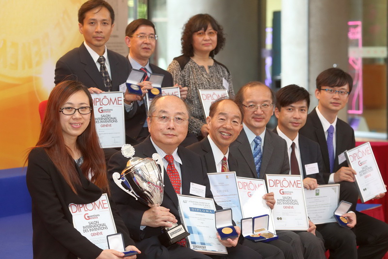 PolyU wins top prizes in Geneva's Invention Expo