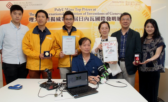 由生物医学工程跨领域学部领导的科研团队开发的复康袖，能提升中风病人上肢复康速度高达三至四成