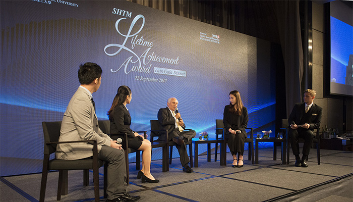 Sir Michael’s dialogue with SHTM students
