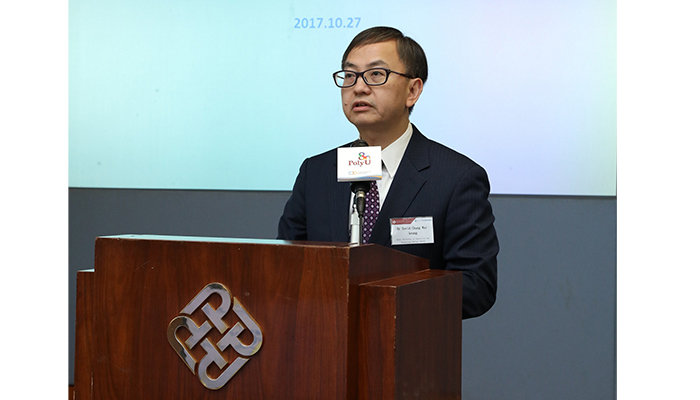 Dr David Chung Wai Keung, Under Secretary of Innovation and Technology, expected more mutually beneficial cooperation similar to those between PolyU and CSRD. 