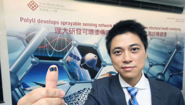 Winning Project Sprayable Smart Sensing Network Coating for Structural Health Monitoring Principal Investigator: Prof. Zhongqing SU, Department of Mechanical Engineering