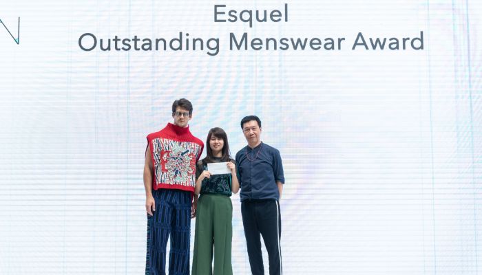 杨喆尧同学获得最佳男士服装奖