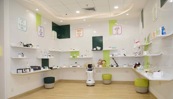 The Day Experience Centre of the Jockey Club Smart Ageing Hub showcases a great variety of gerontechnology products.  